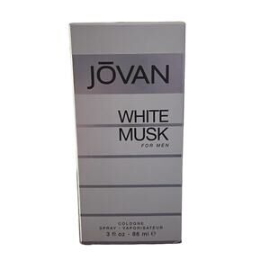 Jovan White Musk for Men by Coty 3.0 oz Cologne Spray for Men New in Box